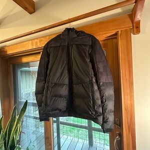Men's Black Puffer Jacket